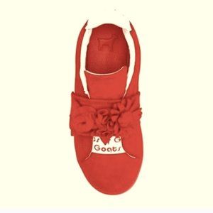 Red Suede Youth Sneakers by Goats , eu 36